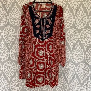Flying Tomato Rust Pattern Dress